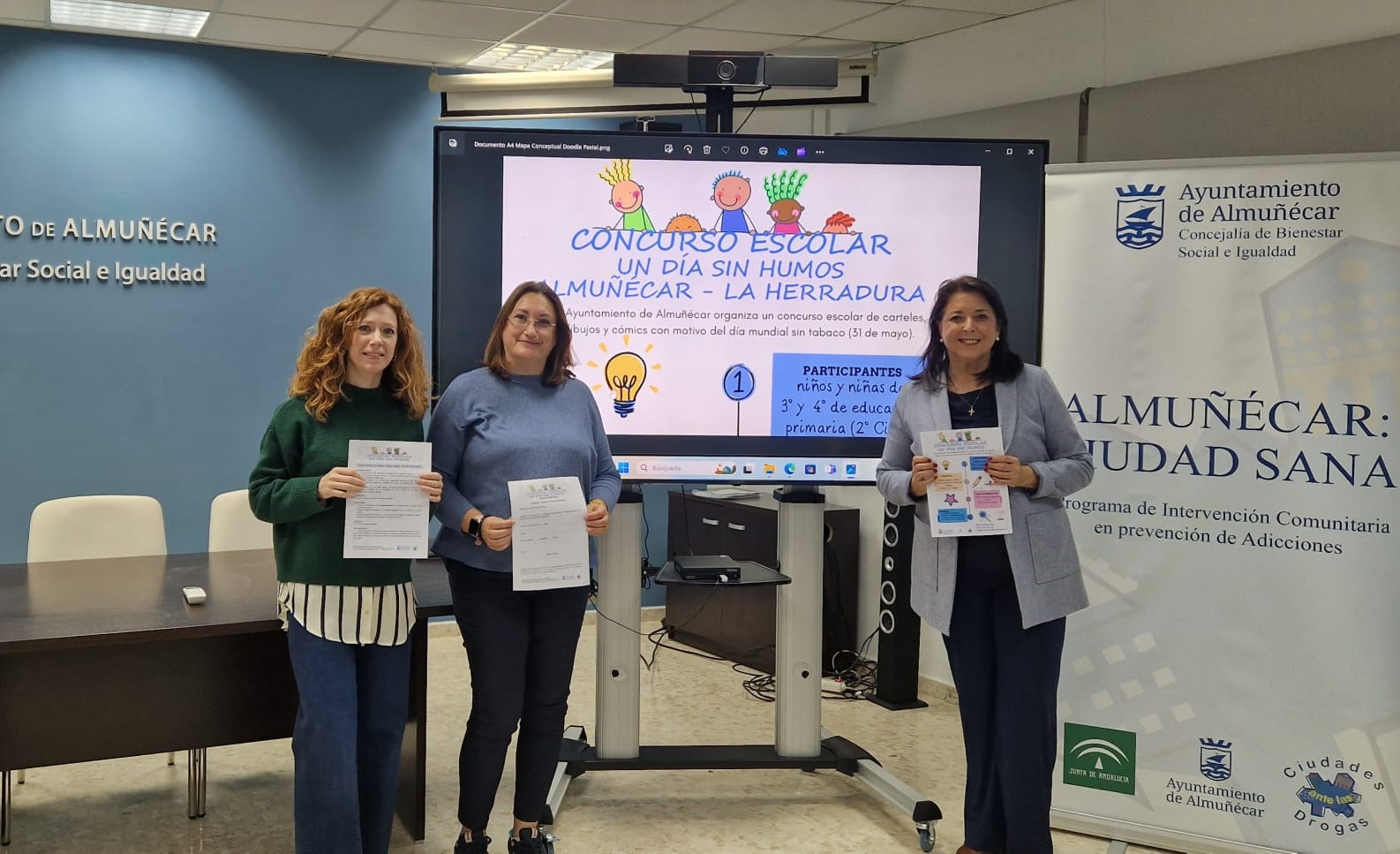 'Un Día sin Humos', nuevo concurso escolar convocado por el Ayuntamiento de Almuñécar para celebrar el Día Mundial Sin Tabaco el 31 de mayo